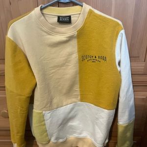 Scotch And Soda Yellow Sweater size small